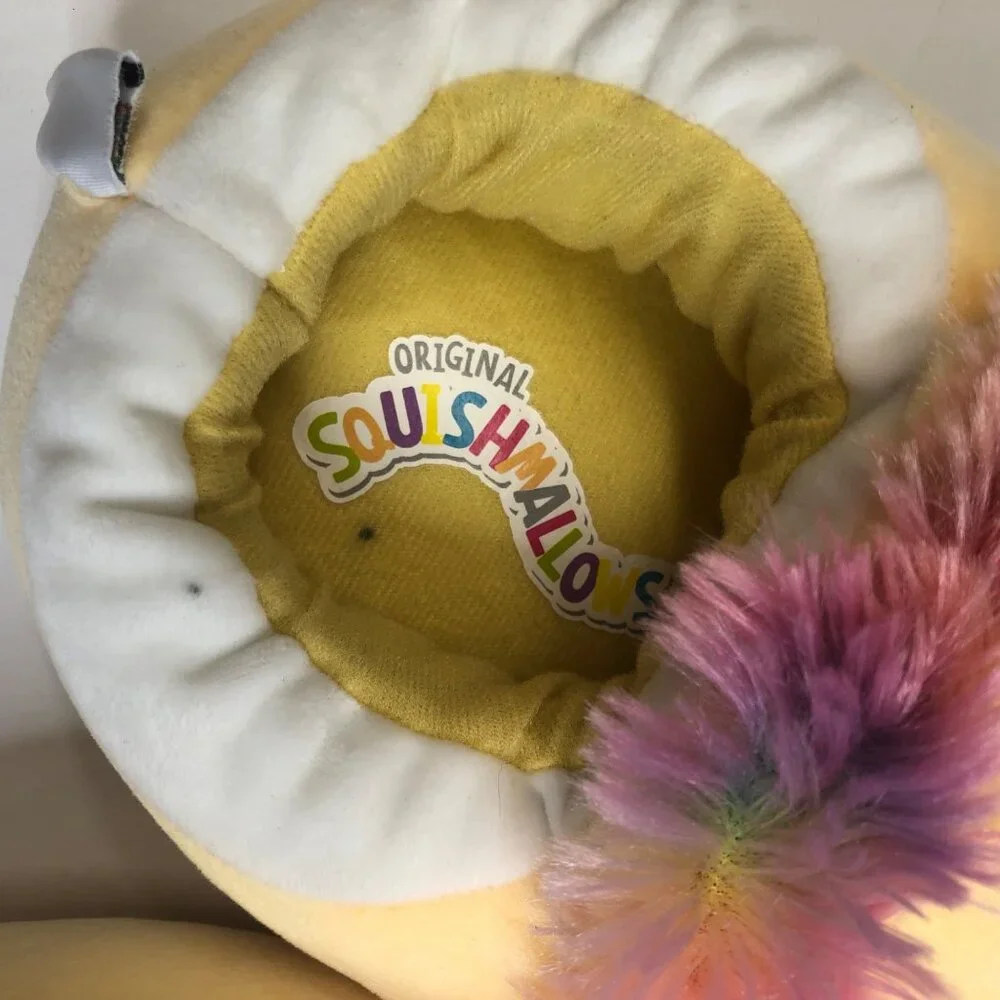 Squishmallows Unisex Rainbow Lion Slippers‎ Size 2-3